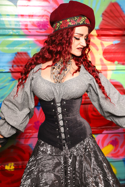Wench Corset in Storm Gray - Day 18 of "Celebrating 22 Years of Damsel"