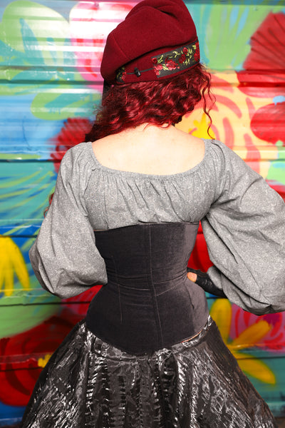 Wench Corset in Storm Gray - Day 18 of "Celebrating 22 Years of Damsel"