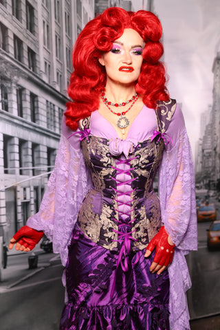 Aurora Corset in Royalty Damask #08 - The "Menis to Sasiete" Collection