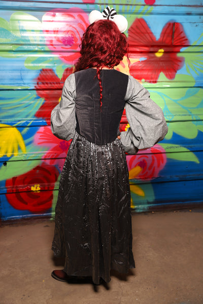 Tulip Skirt in Hammered Metal Shimmer - Day 17 of "Celebrating 22 Years of Damsel"