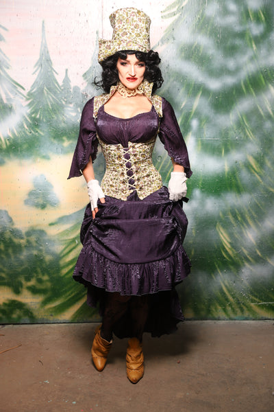 Swoon Skirt in Dark Amethyst - Day 7 of 12 Days of Damsel Christmas 2025