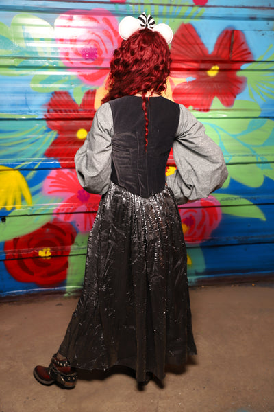 Tulip Skirt in Hammered Metal Shimmer - Day 17 of "Celebrating 22 Years of Damsel"
