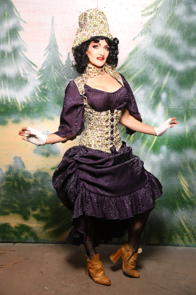 Swoon Skirt in Dark Amethyst - Day 7 of 12 Days of Damsel Christmas 2025