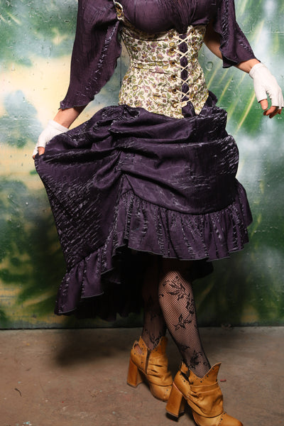 Swoon Skirt in Dark Amethyst - Day 7 of 12 Days of Damsel Christmas 2025