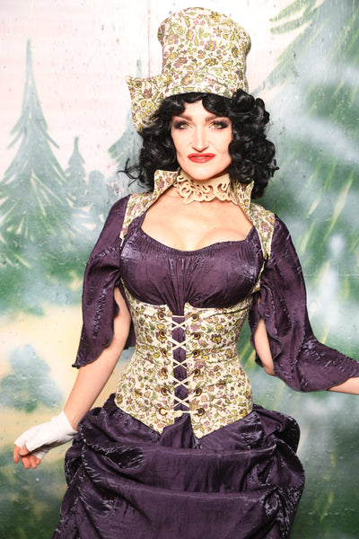 Petite Vixen Corset in Purple Meadow - Day 7 of 12 Days of Christmas