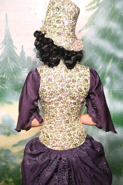 Petite Vixen Corset in Purple Meadow - Day 7 of 12 Days of Christmas