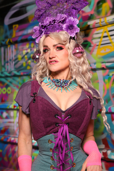 12. Cropped Courtier in Byzantine Heather – The Feylustrium Collection