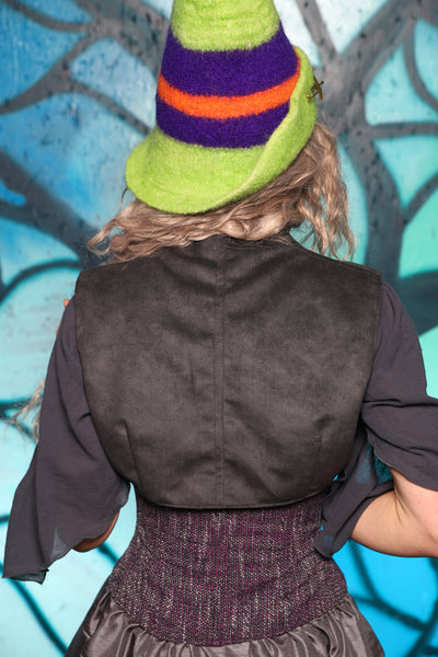 Sgt Pepper Vest in Shadecloth - The "Pumpkins, Screams & Corset Dreams" Collection