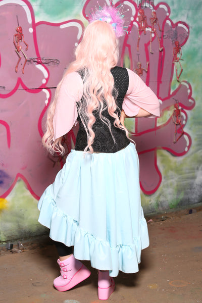 Stagecoach Skirt in Soft Fluffy Bunny Blue - The Sugar & Spice & Everything KNIFE Collection