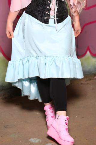 Stagecoach Skirt in Soft Fluffy Bunny Blue - The Sugar & Spice & Everything KNIFE Collection