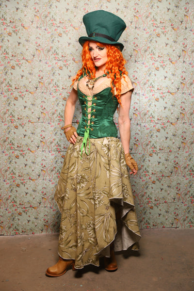 Crescent Skirt in Herbalist Floral - Lucky Day Collection