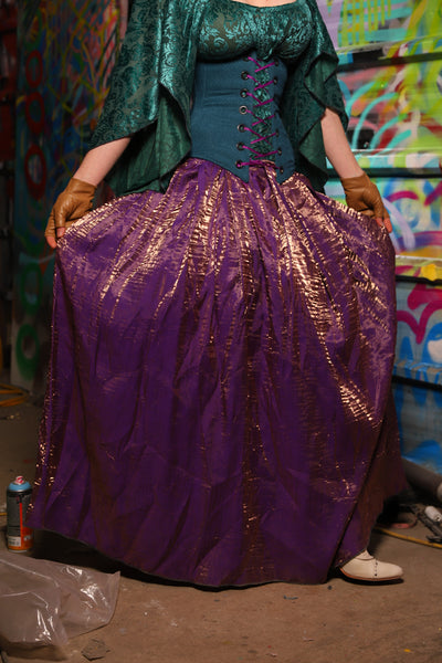 40. Tulip Skirt in Two Tone Purple Sea Sunset - The Feylustrium Collection