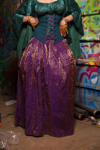 40. Tulip Skirt in Two Tone Purple Sea Sunset - The Feylustrium Collection