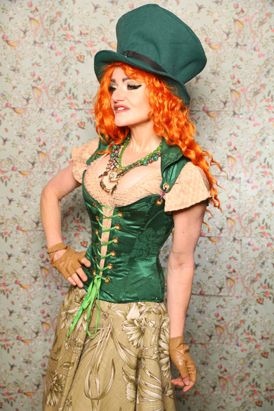 Petite Courtier in Shamrock Floral-Lucky Day Collection
