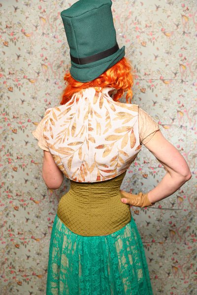 Sgt. Pepper Vest in Gold Branches -Lucky Day Collection