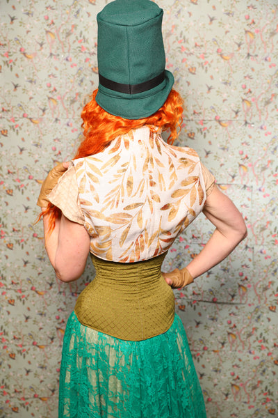 Sgt. Pepper Vest in Gold Branches -Lucky Day Collection