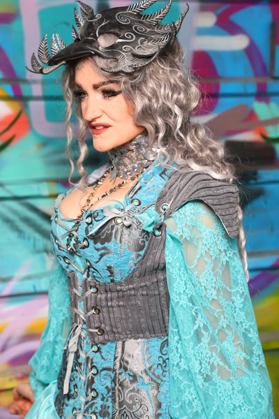 16. Cropped Elf in Gray Corduroy - The "Love at Frost Sight" Collection