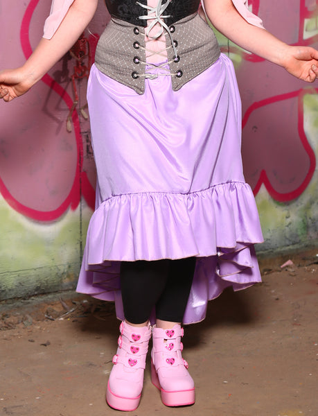 Stagecoach Skirt in Pastel Purple Clouds - The Sugar & Spice & Everything KNIFE Collection
