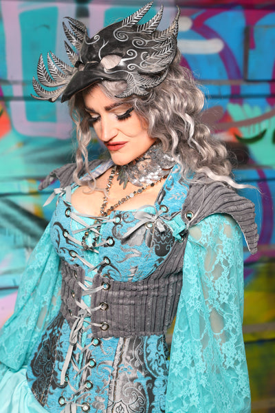 16. Cropped Elf in Gray Corduroy - The "Love at Frost Sight" Collection