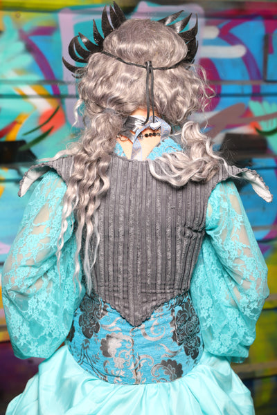 16. Cropped Elf in Gray Corduroy - The "Love at Frost Sight" Collection