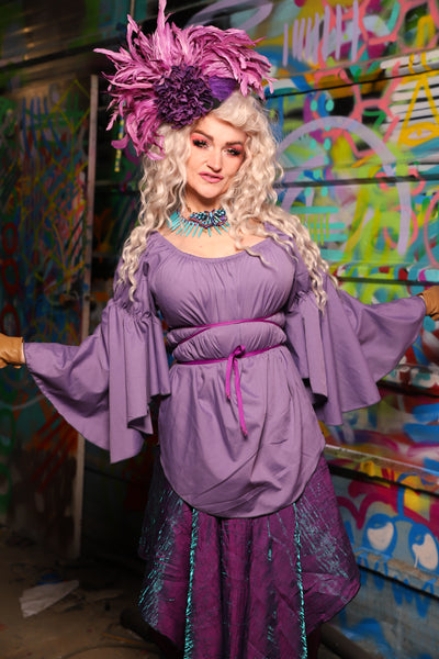 25. Flounce Blouse in Lilac - The Feylustrium Collection