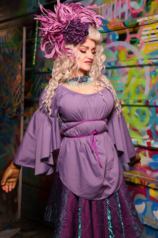 25. Flounce Blouse in Lilac - The Feylustrium Collection