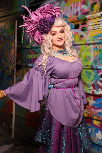 25. Flounce Blouse in Lilac - The Feylustrium Collection
