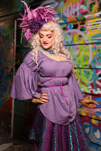 25. Flounce Blouse in Lilac - The Feylustrium Collection
