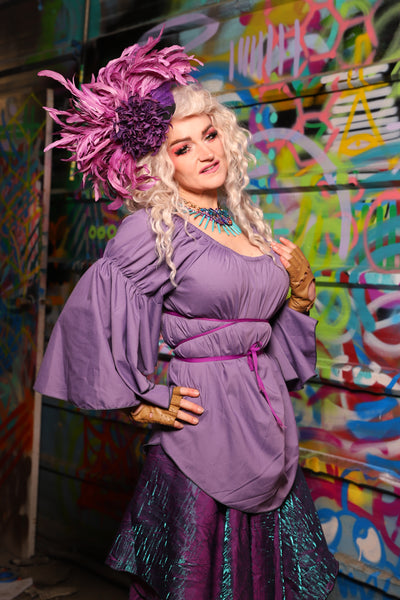 25. Flounce Blouse in Lilac - The Feylustrium Collection