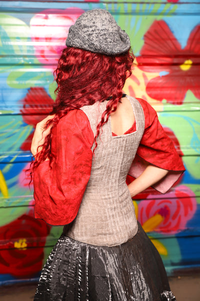 Marie Overbust Corset in Soft Mooncloth - Day 18 of "Celebrating 22 Years of Damsel"