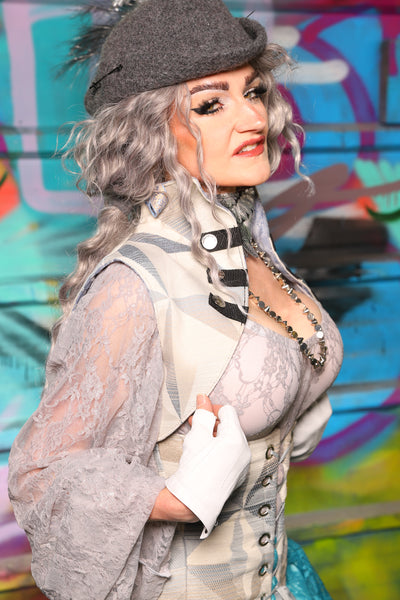 56. Sgt Pepper Vest in Frosted Tesserae - The "Love at Frost Sight" Collection