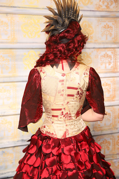 Maiden Bodice Corset in Emberheart Tapestry - "Dragon's Breath" Collection