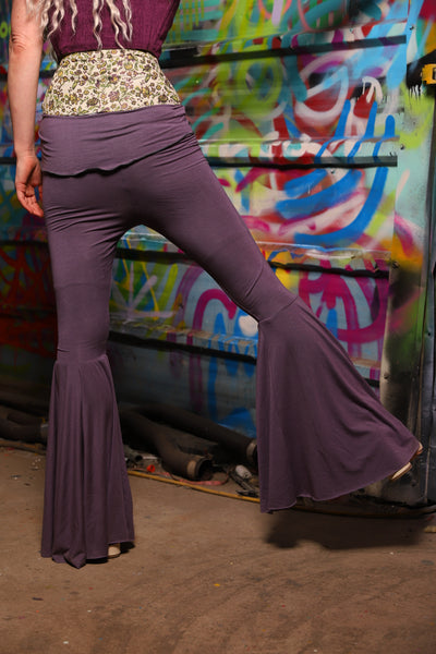 01. Bell Bottoms in Dusty Lavender Stretch Rayon - The Feylustrium Collection
