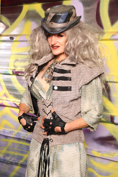 Marauder Vest in Silversmith - Day 16 of "Celebrating 22 Years of Damsel"