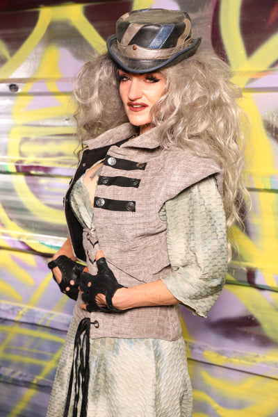 Marauder Vest in Silversmith - Day 16 of "Celebrating 22 Years of Damsel"