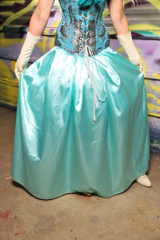 Tulip Skirt in Snow Queen Satin - Day 19 of "Celebrating 22 Years of Damsel"