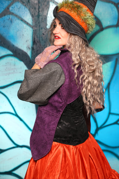 Holster Vest in Enchanted Heather - The "Pumpkins, Screams & Corset Dreams" Collection