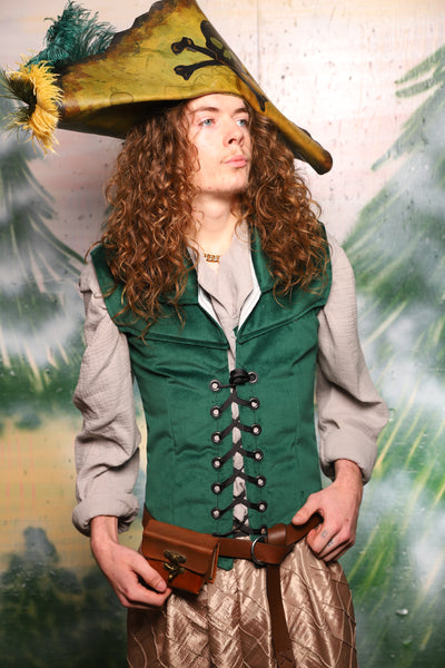 Men's Flynn Vest in Emerald Velvet - Day 3 of 12 Days of Christmas