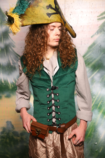 Men's Flynn Vest in Emerald Velvet - Day 3 of 12 Days of Christmas