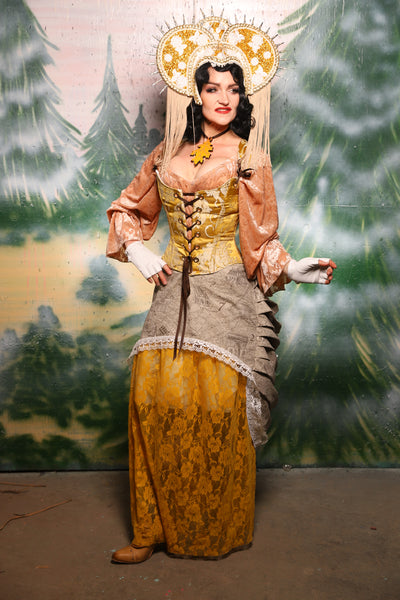 Mini Bustle Skirt in Map of Paris - Day 11 of 12 Days of Christmas