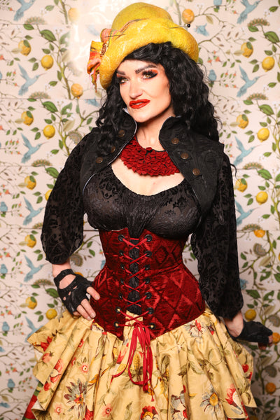 Sgt Pepper Vest in Black Medallion - The Wandering Minstrel Collection