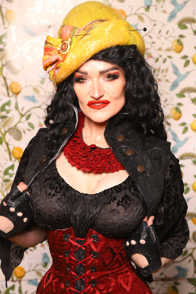 Sgt Pepper Vest in Black Medallion - The Wandering Minstrel Collection