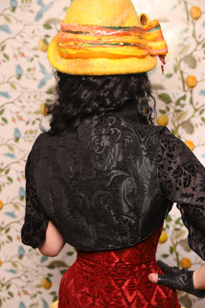 Sgt Pepper Vest in Black Medallion - The Wandering Minstrel Collection