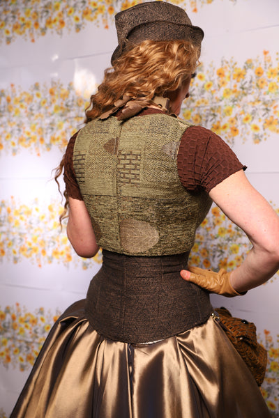 13. Cropped Courtier Corset In Hedgewitch – The Leave It To Beaver Collection