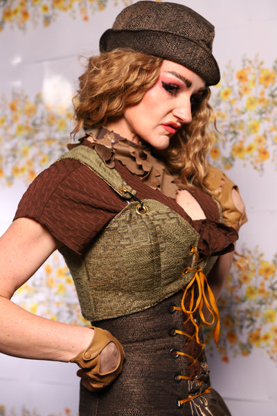 13. Cropped Courtier Corset In Hedgewitch – The Leave It To Beaver Collection