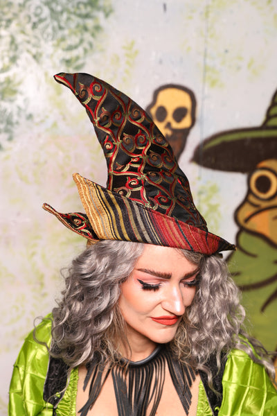 Spiky Witch Hat in Freakshow Jaquard - Spooky Saturday Part 4