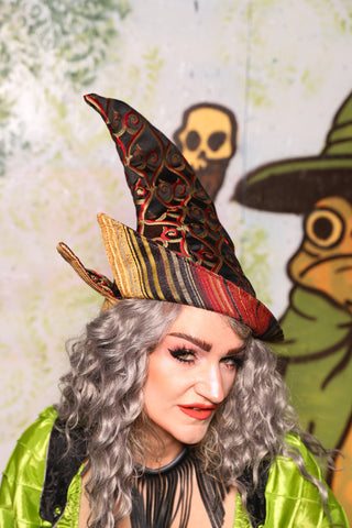Spiky Witch Hat in Freakshow Jaquard - Spooky Saturday Part 4
