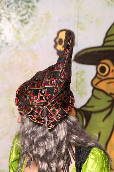 Spiky Witch Hat in Freakshow Jaquard - Spooky Saturday Part 4