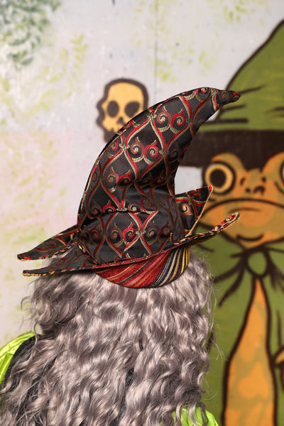 Spiky Witch Hat in Freakshow Jaquard - Spooky Saturday Part 4