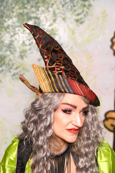 Spiky Witch Hat in Freakshow Jaquard - Spooky Saturday Part 4